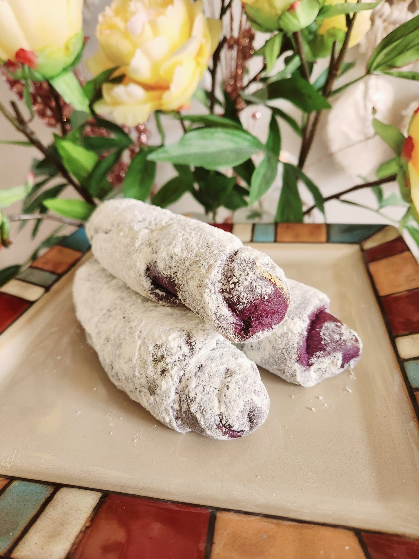 Milky Ube Cheese Roll - 9 pc